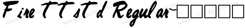 Fire ttstd Regular字体转换